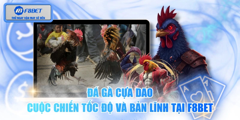 Đá Gà Cựa Dao - Cuộc Chiến Tốc Độ Và Bản Lĩnh Tại F8BET