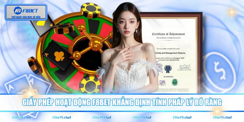 Giấy phép hoạt động F8BET khẳng định tính pháp lý rõ ràng