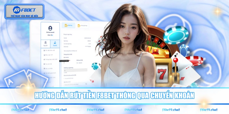 Hướng dẫn rút tiền F8BET thông qua chuyển khoản
