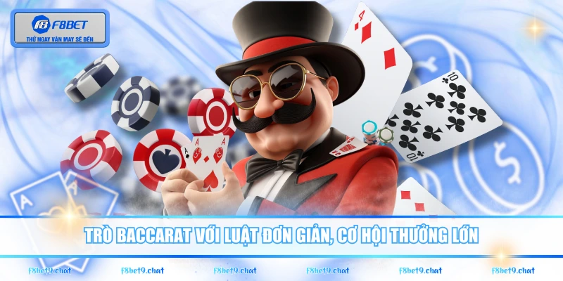 Trò Baccarat với luật đơn giản, cơ hội thưởng lớn